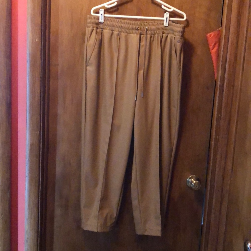 New! Tan Calia pleather journey pant!